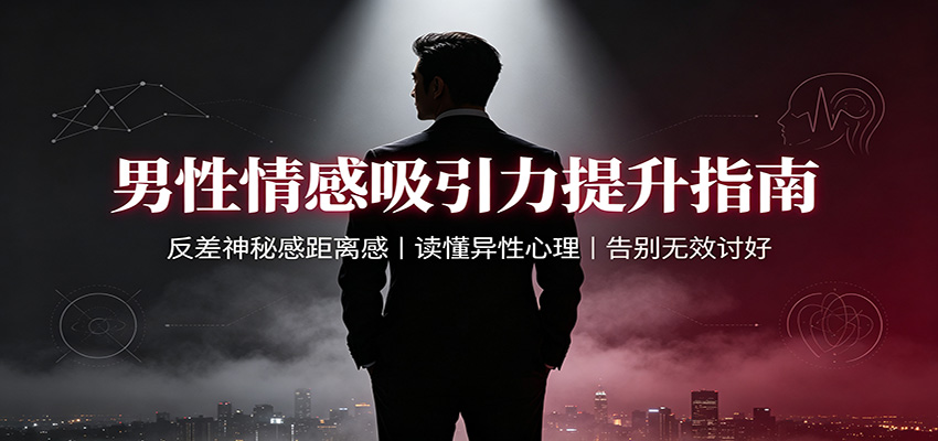 男性情感吸引力提升指南：反差神秘感距离感，读懂异性心理，告别无效讨好-橙心云网创