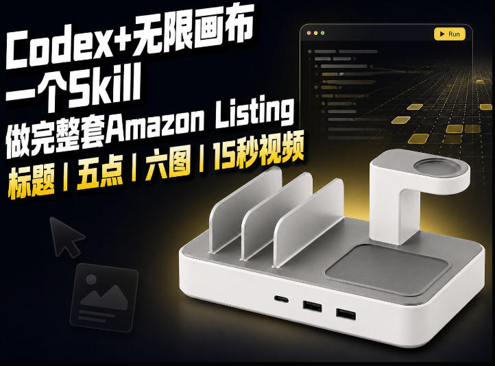 我用一个Codex Skill做完Amazon Listing:标题、五点、六图和视频全流程-橙心云网创