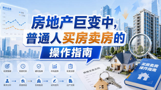 付费文章：房地产巨变中，普通人买房卖房的操作指南【上篇+下篇】-橙心云网创