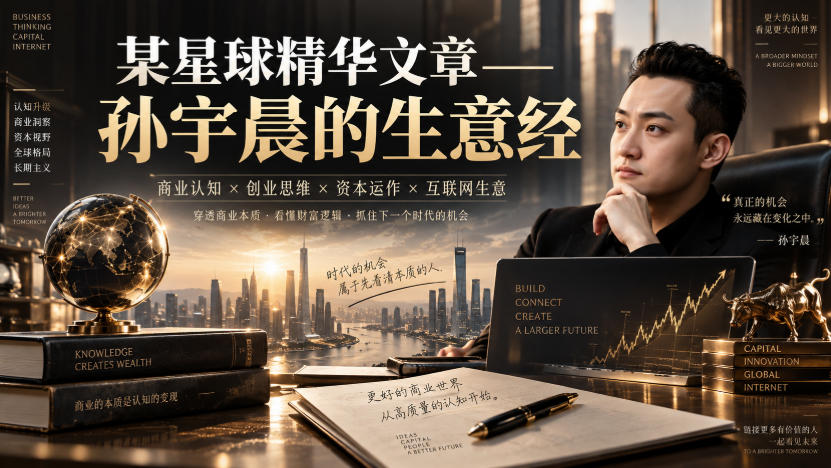 某星球精华文章——孙宇晨的生意经-橙心云网创