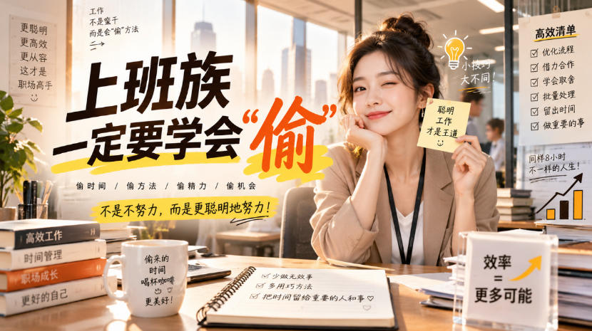 某社群精选付费文：上班族一定要学会“偷“-橙心云网创