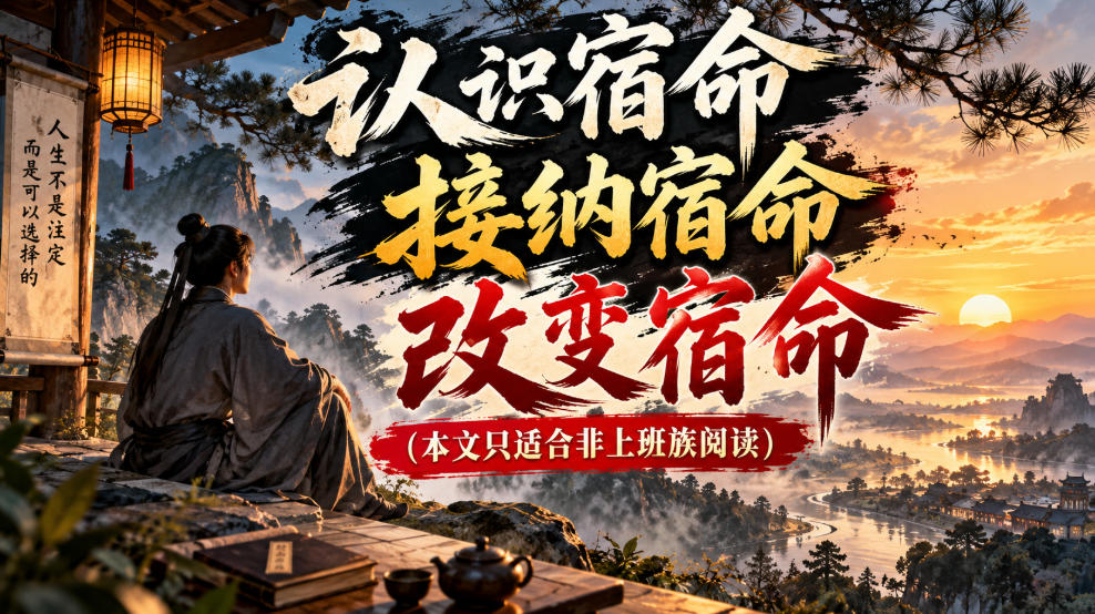 某公众号付费文章：认识宿命，接纳宿命，改变宿命(本文只适合非上班族阅读)-橙心云网创
