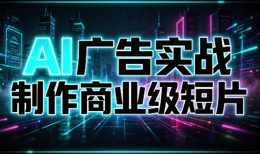 AI广告实战制作商业级短片-橙心云网创