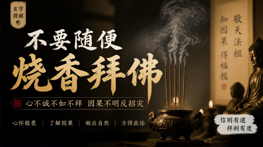 某公众号付费文章：玄学提醒：不要随便烧香拜佛-橙心云网创
