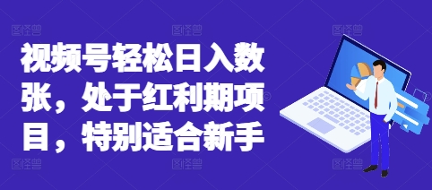 视频号轻松日入数张，处于红利期项目，特别适合新手-橙心云网创
